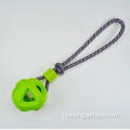 Dog Hollow Ball Toy TPR PET BALL ROPE